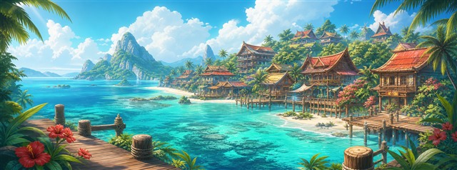 OceaniaRO island town